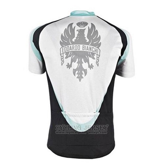 2017 Cycling Jersey Bianchi White Short Sleeve and Bib Short