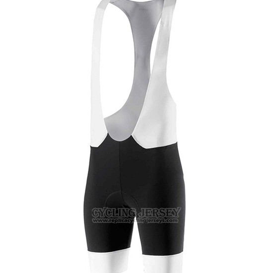 2018 Cycling Jersey Bianchi Black and White Short Sleeve and Bib Short