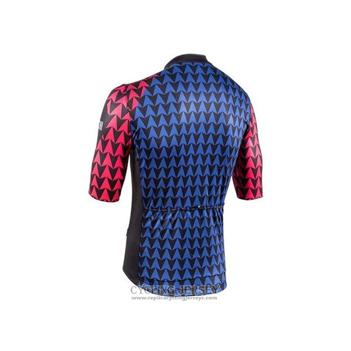 2020 Cycling Jersey Bianchi Black Blue Red Short Sleeve And Bib Short
