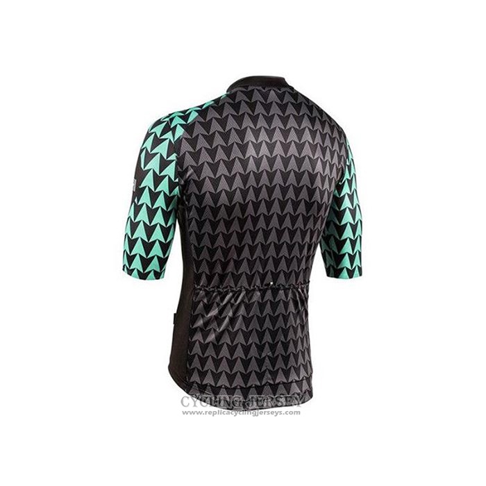 2020 Cycling Jersey Bianchi Black Green Short Sleeve And Bib Short