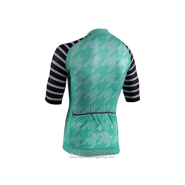 2020 Cycling Jersey Bianchi Blue Black Short Sleeve And Bib Short