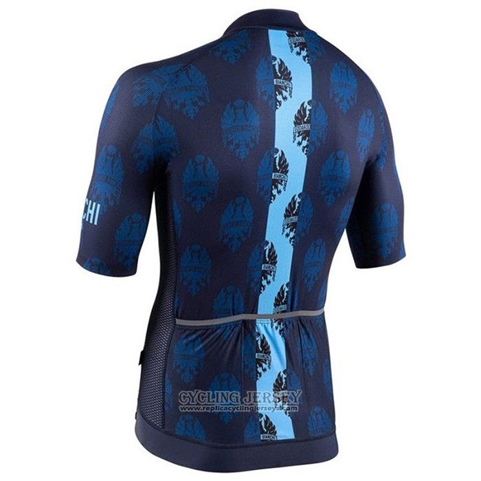 2020 Cycling Jersey Bianchi Blue Short Sleeve And Bib Short