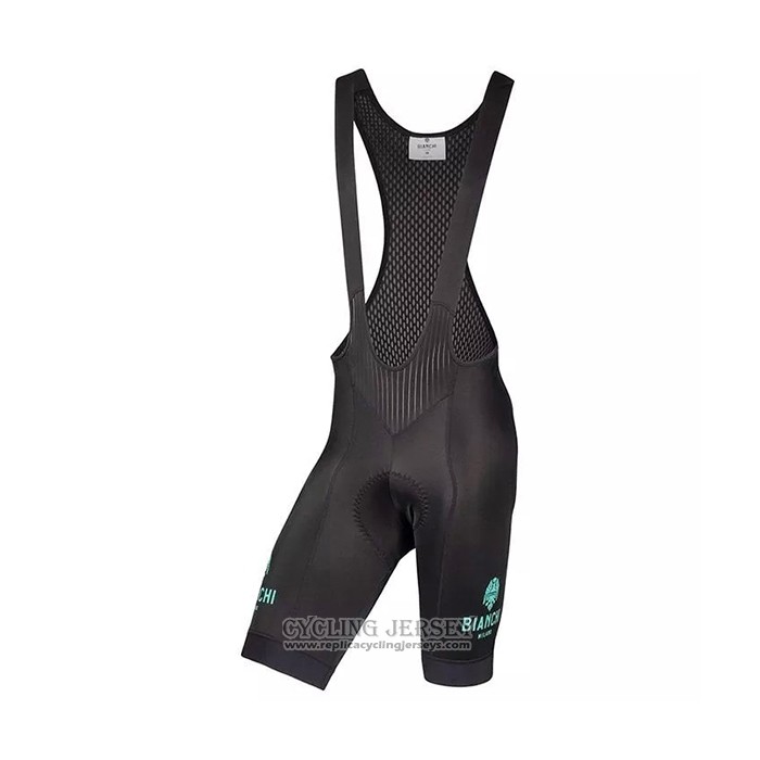 2021 Cycling Jersey Bianchi Green Short Sleeve And Bib Short