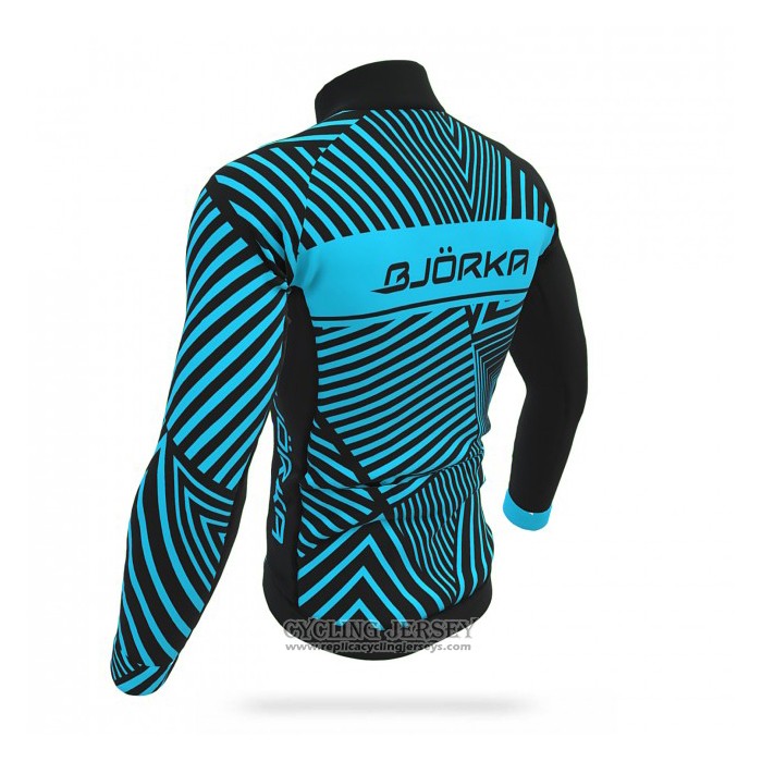 2021 Cycling Jersey Bjorka Blue Long Sleeve And Bib Tight