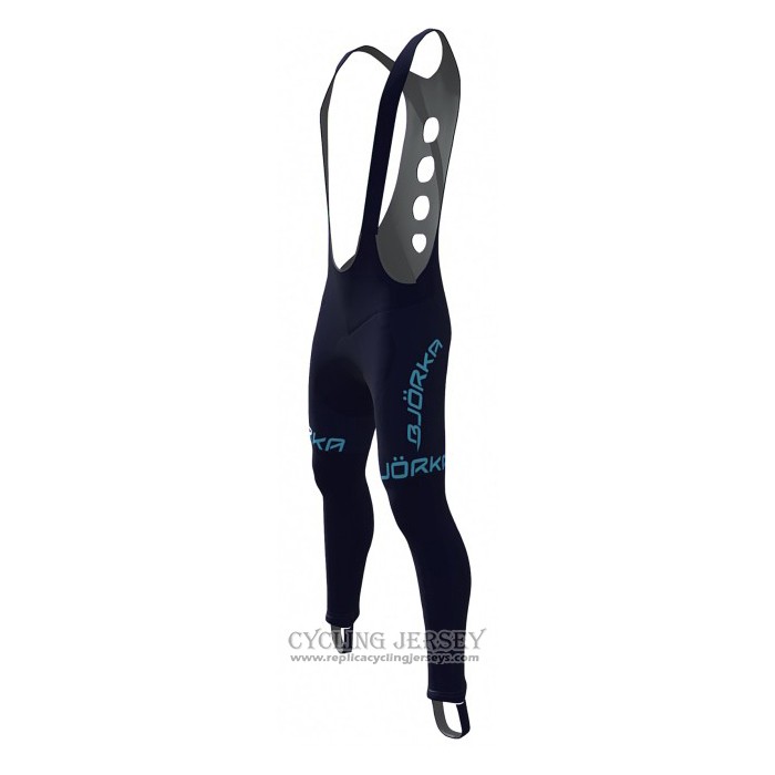 2021 Cycling Jersey Bjorka Blue Long Sleeve And Bib Tight