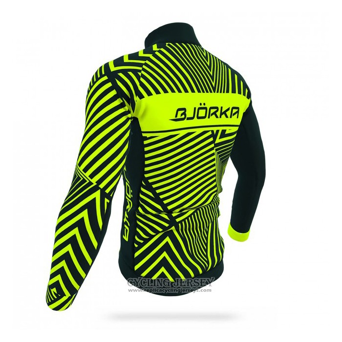 2021 Cycling Jersey Bjorka Yellow Long Sleeve And Bib Tight