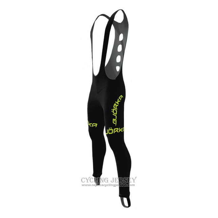 2021 Cycling Jersey Bjorka Yellow Long Sleeve And Bib Tight