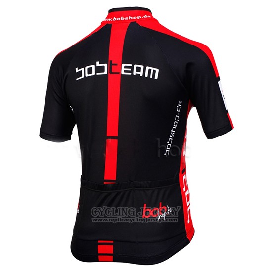 2015 Cycling Jersey Bobteam Black Short Sleeve and Bib Short