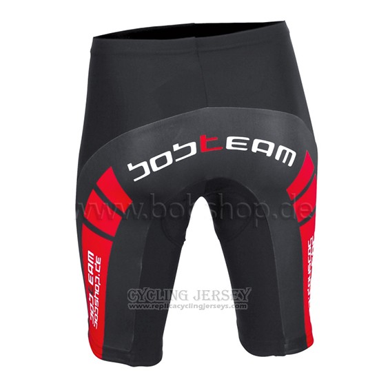 2015 Cycling Jersey Bobteam Black Short Sleeve and Bib Short