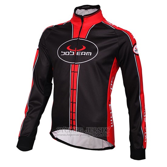 2016 Cycling Jersey Bobteam Black Long Sleeve and Bib Tight