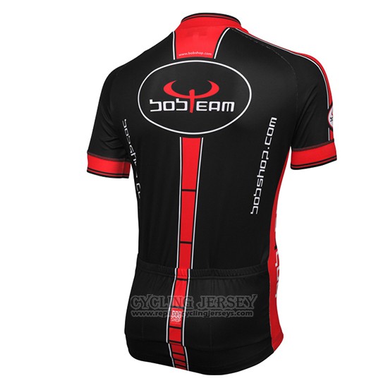 2016 Cycling Jersey Bobteam Black Short Sleeve and Bib Short