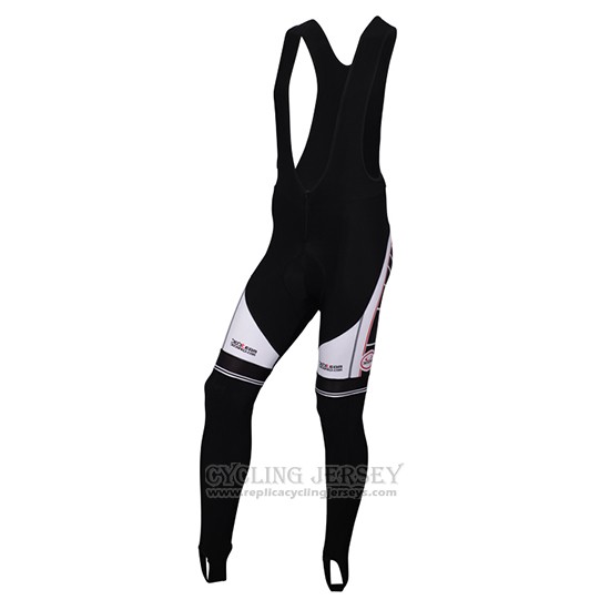 2016 Cycling Jersey Bobteam White Long Sleeve and Bib Tight