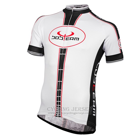 2016 Cycling Jersey Bobteam White Short Sleeve and Bib Short