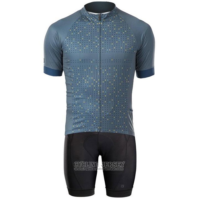 2020 Cycling Jersey Bontrage Gray Short Sleeve And Bib Short