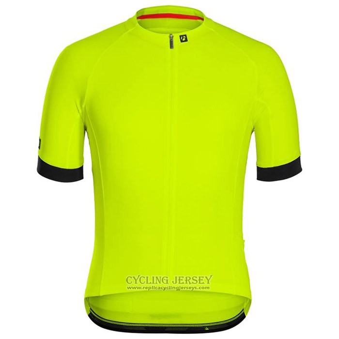 2020 Cycling Jersey Bontrage Yellow Short Sleeve And Bib Short