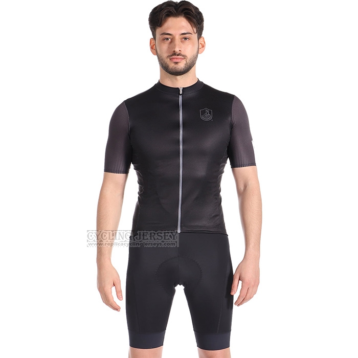 2022 Cycling Jersey Campagnolo Black Short Sleeve and Bib Short