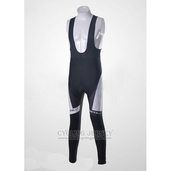 2011 Cycling Jersey Castelli Black Long Sleeve and Bib Tight
