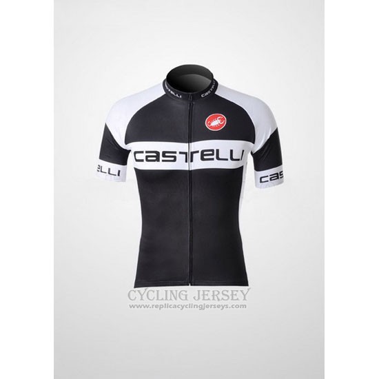 2011 Cycling Jersey Castelli Black Short Sleeve and Bib Short