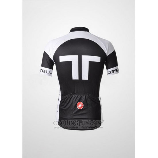 2011 Cycling Jersey Castelli Black Short Sleeve and Bib Short
