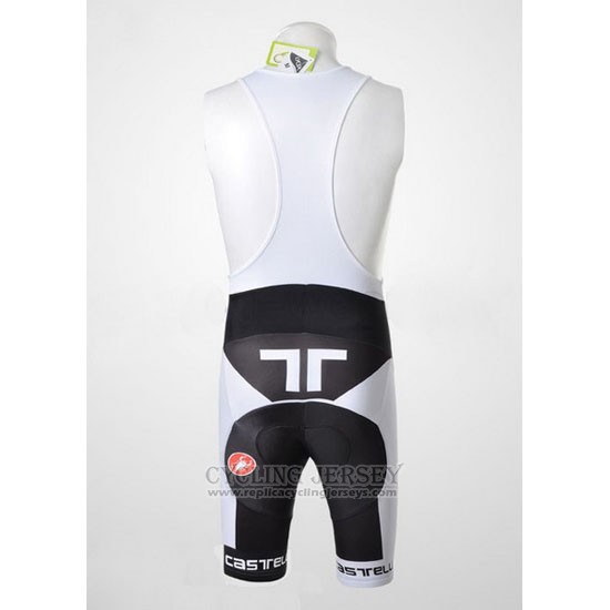 2011 Cycling Jersey Castelli Black Short Sleeve and Bib Short
