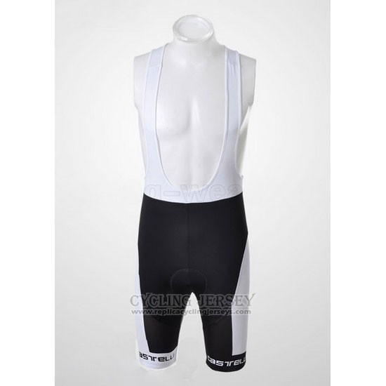 2011 Cycling Jersey Castelli Black Short Sleeve and Bib Short