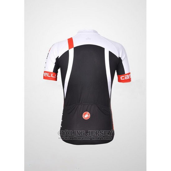 2011 Cycling Jersey Castelli Black and White Short Sleeve and Bib Short