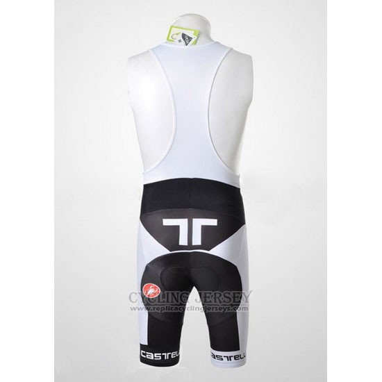 2011 Cycling Jersey Castelli Red and Black Short Sleeve and Bib Short