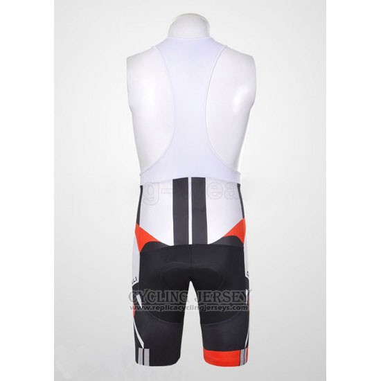 2011 Cycling Jersey Castelli White Short Sleeve and Bib Short