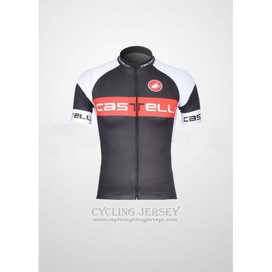 2011 Cycling Jersey Castelli White and Gray Short Sleeve and Bib Short
