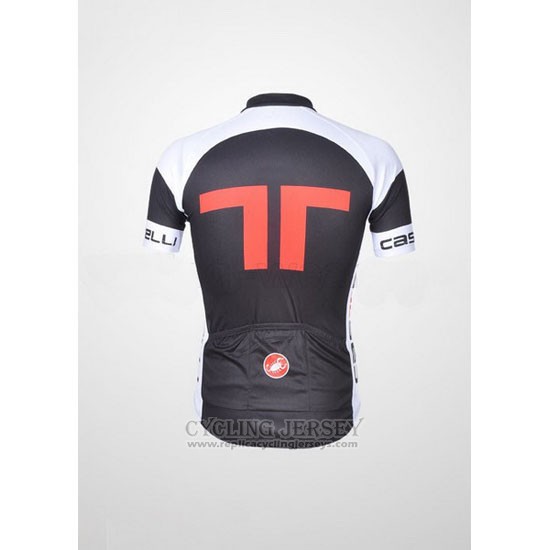 2011 Cycling Jersey Castelli White and Gray Short Sleeve and Bib Short