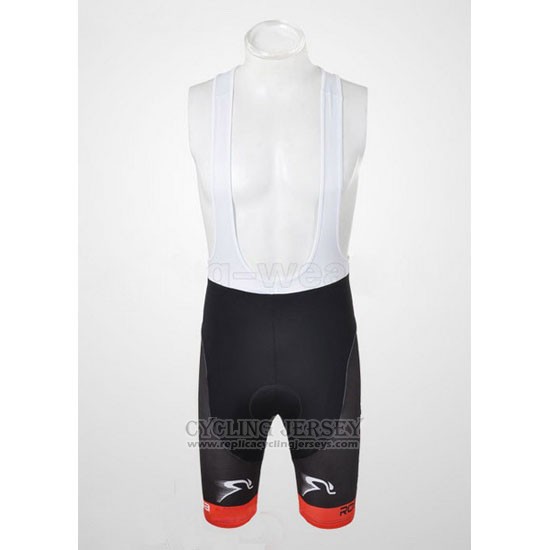 2011 Cycling Jersey Castelli White and Orange Short Sleeve and Bib Short