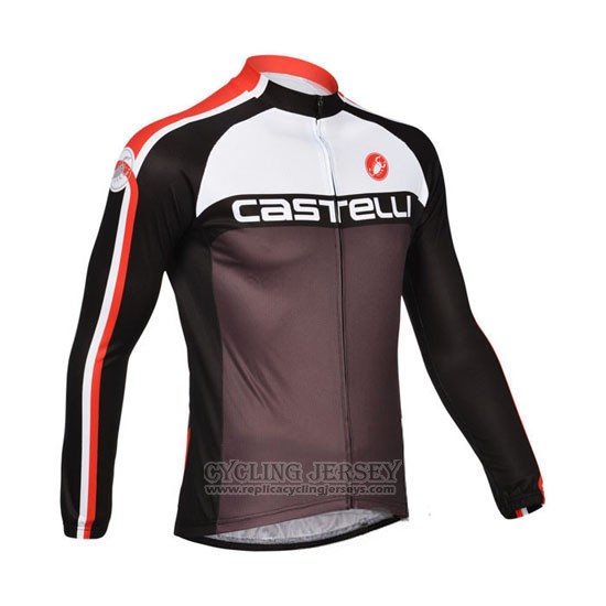 2013 Cycling Jersey Castelli Fuchsia Long Sleeve and Bib Tight