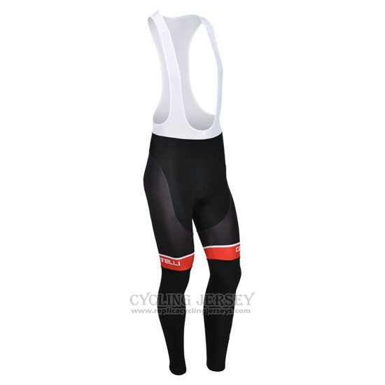 2013 Cycling Jersey Castelli Fuchsia Long Sleeve and Bib Tight