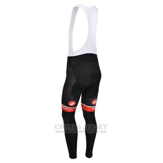 2013 Cycling Jersey Castelli Fuchsia Long Sleeve and Bib Tight