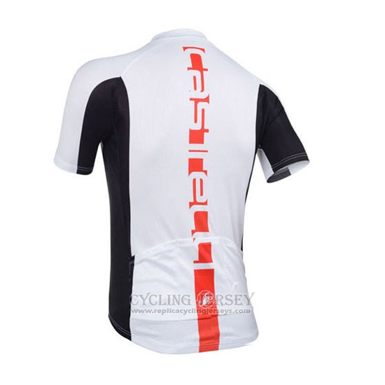 2013 Cycling Jersey Castelli Orange and White Short Sleeve and Bib Short