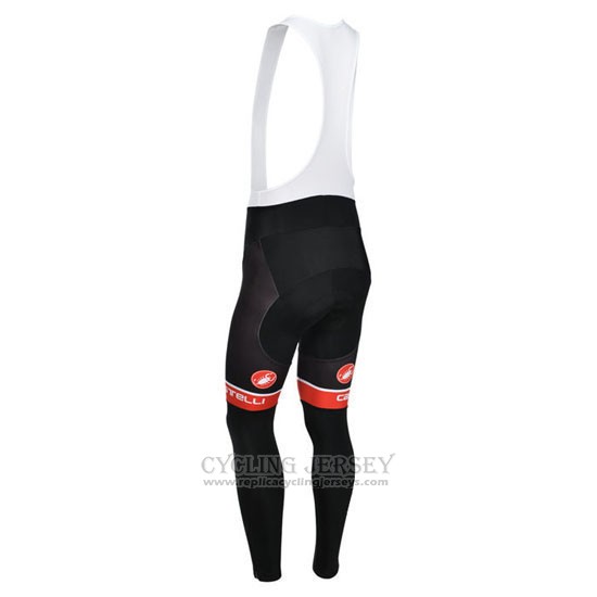 2013 Cycling Jersey Castelli White Long Sleeve and Bib Tight