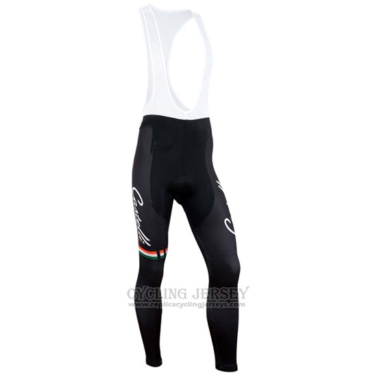 2014 Cycling Jersey Castelli Black Long Sleeve and Bib Tight