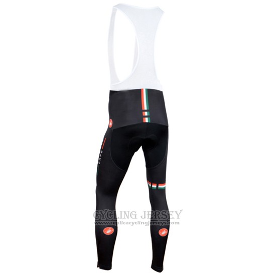 2014 Cycling Jersey Castelli Black Long Sleeve and Bib Tight