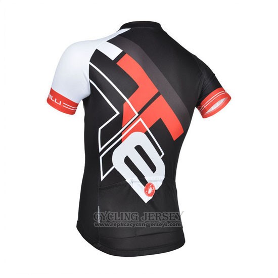 2014 Cycling Jersey Castelli Black Short Sleeve and Bib Short