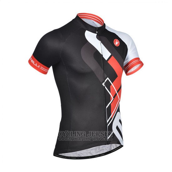 2014 Cycling Jersey Castelli Black Short Sleeve and Bib Short