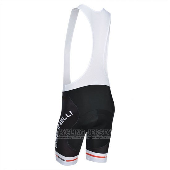 2014 Cycling Jersey Castelli White Short Sleeve and Bib Short