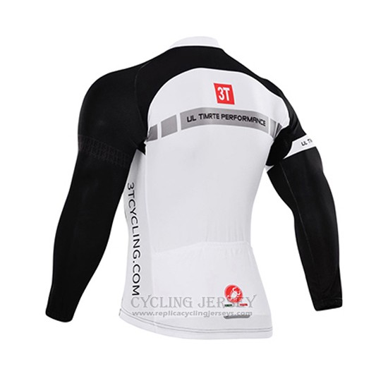 2015 Cycling Jersey Castelli Deep Black Long Sleeve and Bib Tight