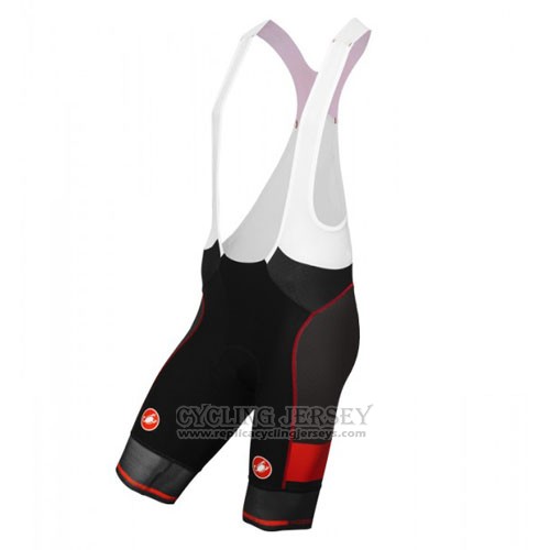 2016 Cycling Jersey Castelli Black Short Sleeve and Bib Short