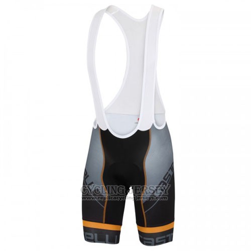 2016 Cycling Jersey Castelli Blue Black Short Sleeve and Bib Short