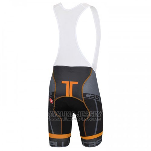 2016 Cycling Jersey Castelli Blue Black Short Sleeve and Bib Short