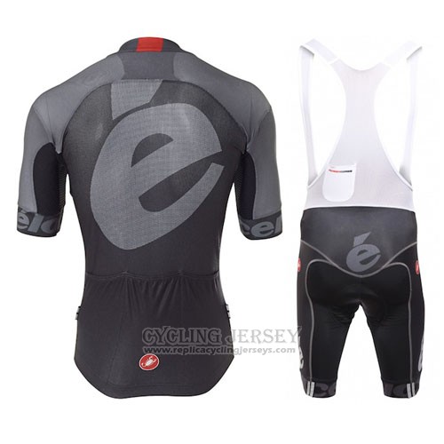 2016 Cycling Jersey Castelli Cervelo and Black Short Sleeve and Bib Short