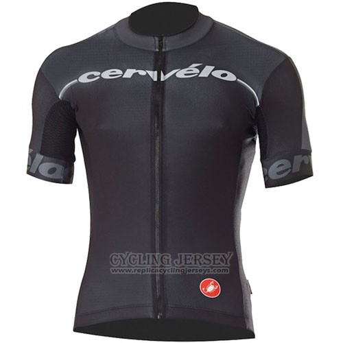 2016 Cycling Jersey Castelli Cervelo and Black Short Sleeve and Bib Short