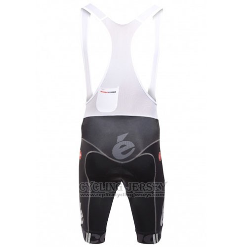 2016 Cycling Jersey Castelli Cervelo and Black Short Sleeve and Bib Short