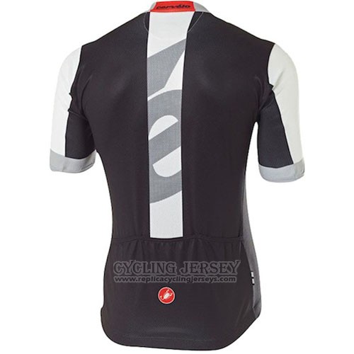 2016 Cycling Jersey Castelli Cervelo and White and Gray Short Sleeve and Bib Short