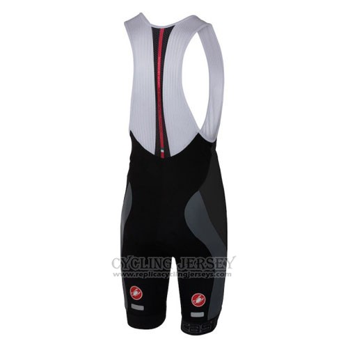 2016 Cycling Jersey Castelli Red Black Short Sleeve and Bib Short